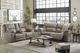 Benchcraft® Cavalcade Slate Reclining Loveseat with Console-5