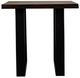 Porter International Designs Manzanita Midnight End Table with Trapezoid Base-1