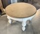 Riverside Furniture Jameson Antique Oak Coffee Table with Pale Taupe Base-1