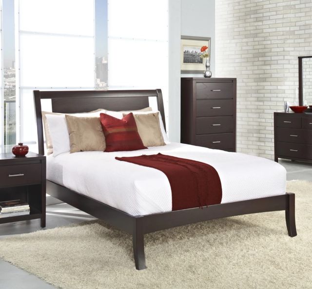 Modus Furniture Nevis Espresso Twin Sleigh Bed-1