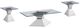 Coaster® Jenny 3-Piece Tempered Glass Top Occasional Table with Chrome Base Set-0