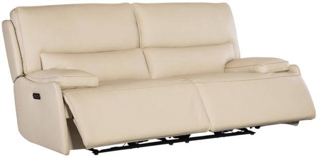 Hooker® Furniture MS Kramer Oslo Ivory Power Reclining Sofa with Power Headrest-1