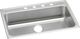 Elkay Lustertone® Classic Lustrous Satin 31" x 22" x 6-1/2" 4-Hole Single Bowl Drop-In ADA Sink-0