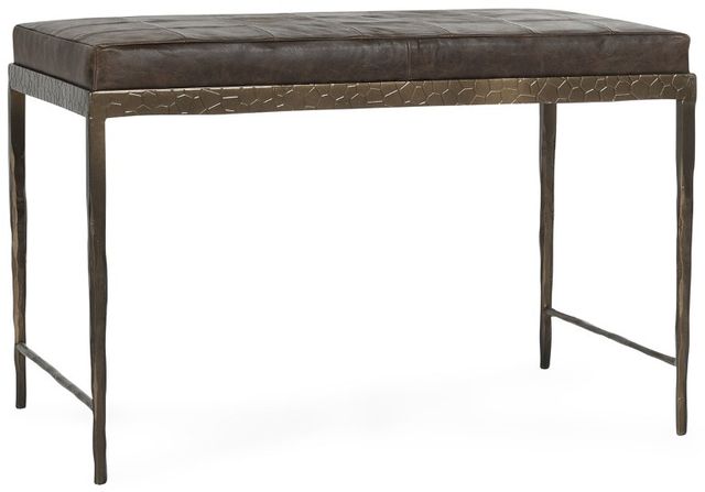 Classic Home Cocoa Brown/Dark Bronze 28" Bench-0