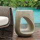 Uttermost® Lithos Gray Concrete Indoor-Outdoor Accent Table-1