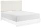 Homelegance® Linea Cream/Pearl White California King Panel Bed-0