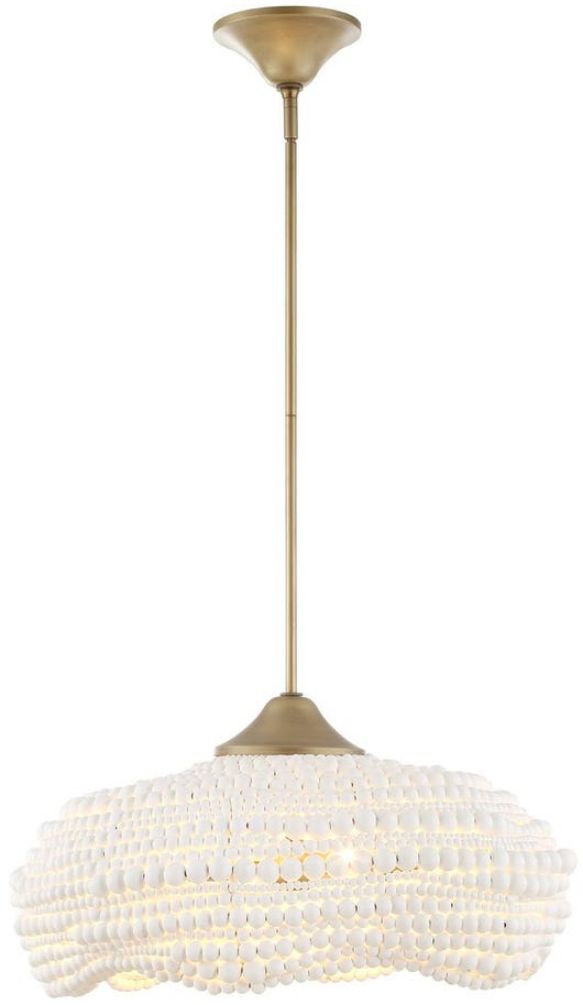 Uttermost® Biddeford Matte Gold/Matte White 5-Light Pendant-3