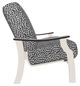 Telescope Casual St. Catherine Agra Classic/Desert Aluminum/Fabric Outdoor MGP Cushion Loveseat with Chestnut Rustic Arms-2