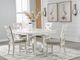 Signature Design by Ashley® Robbinsdale 5-Piece Antique White Dining Table Set-3
