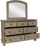 New Classic® Home Furnishings Allegra Pewter Dresser and Mirror-5
