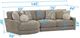 Jackson Furniture Turner 2-Piece Mushroom Sectional -2