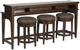 Liberty Furniture Aspen Skies 4 Piece Russet Brown Console Set-1