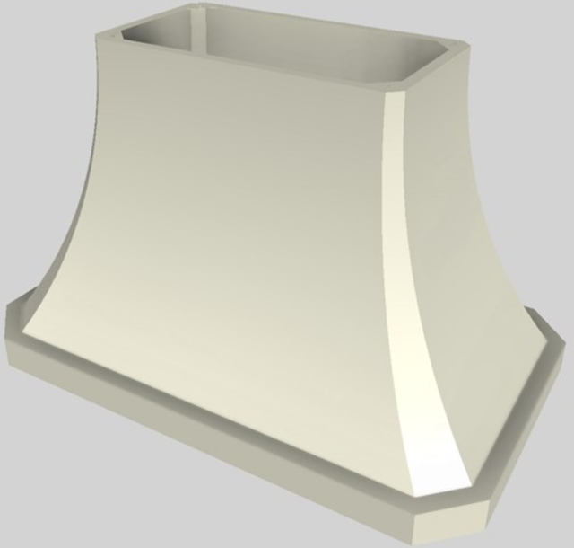 Vent-A-Hood® Designer Series 48" Biscuit Island Range Hood-1