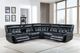 New Classic® Home Furnishings Warner 3-Piece Black L-Shape Power Reclining Sectional-1