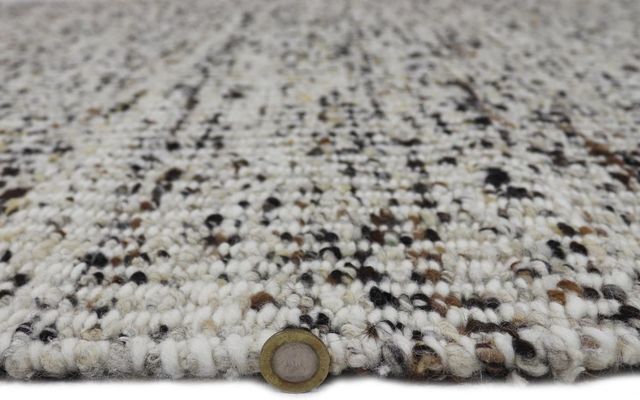 KAS Rugs Darcy Ivory Espresso 5'x8' Area Rug-2