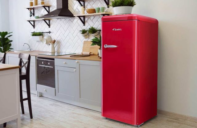 Epic® Retro 9.0 Cu. Ft. Red Compact Refrigerator-3