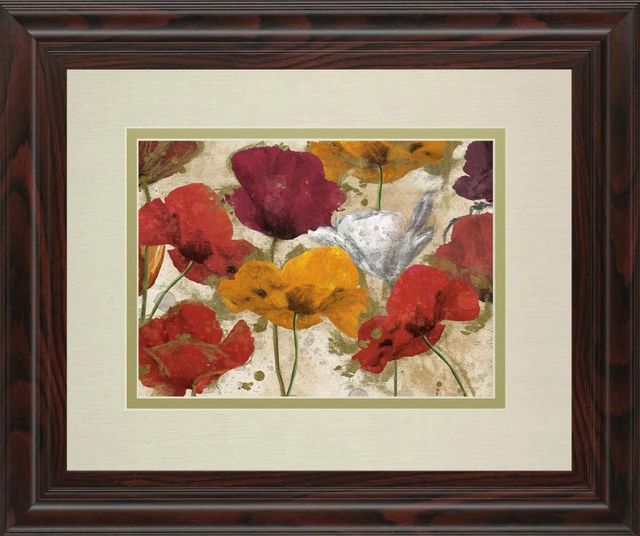 Classy Art Happy Flowers by Katrina Craven Wall Art-0