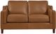 Hydeline® Bella Cognac Brown Loveseat-0