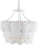 Currey & Company Tulum Sugar White Medium Chandelier-1