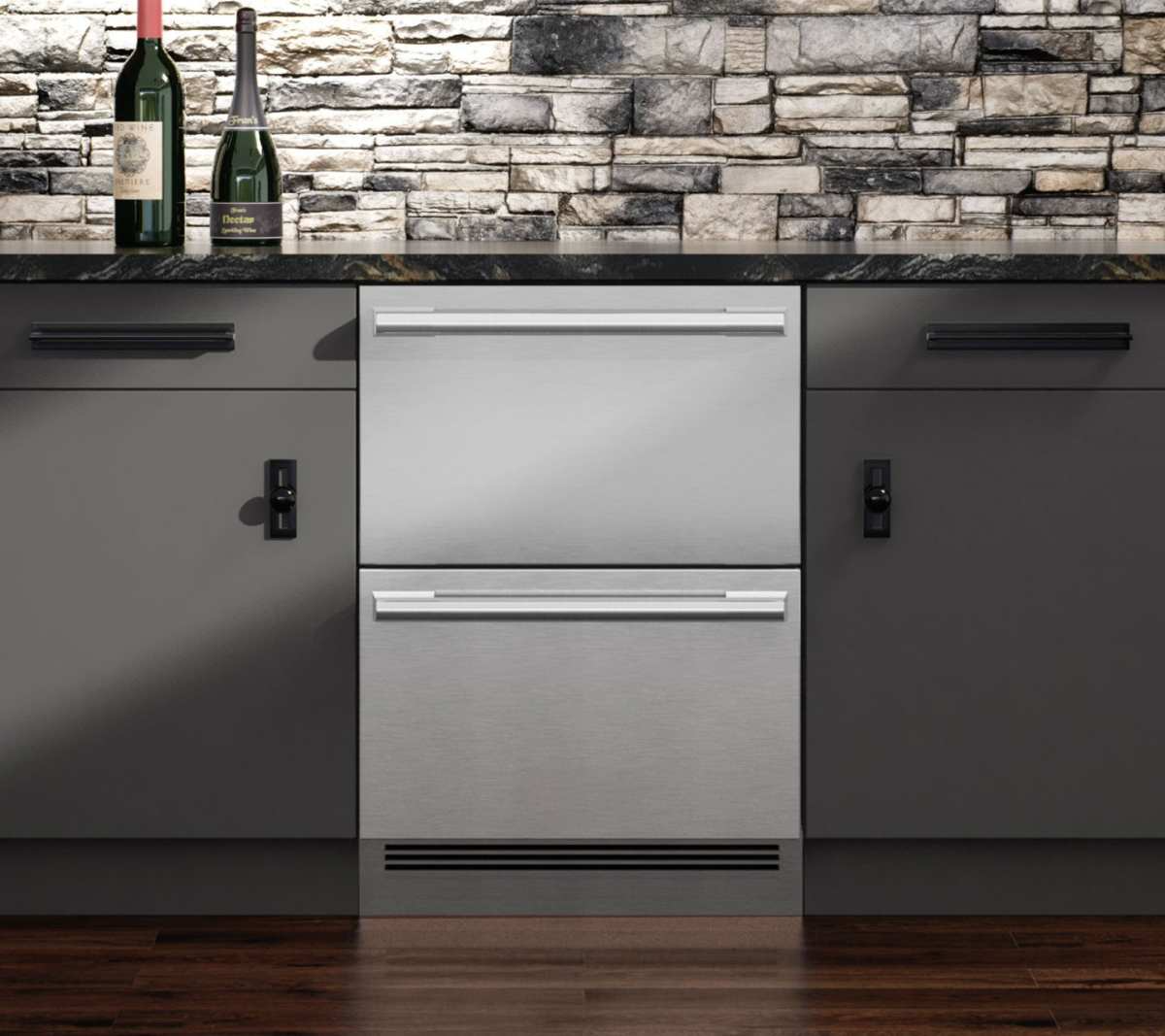 SEE SEE × fridge SWEAT STUDIUM JK SIGNATURE KITCHEN SUITE 48-inch Built-in French Door Refrigerator