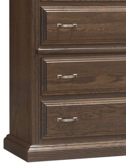 Wolfcraft Furniture McKinley Brown Narrow Chest-1