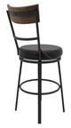 International Furniture Direct Century Licorice Counter Stool-1