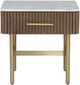 Fairfield® Dimitri Kafe Drawer End Table-1