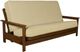 Kodiak Furniture Emily Brownstone/Taber Cashmere Full Futon Frame with Mattress-0