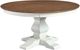 John Thomas Furniture® Vista Collection Hickory 60" Top Dining Table with Shell Base-0