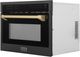 ZLINE Autograph Edition 1.6 Cu. Ft. Black Stainless Steel Electric Speed Oven-2