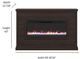 Legends Home Real Cozy Sonoma Java Fireplace Mantel-2
