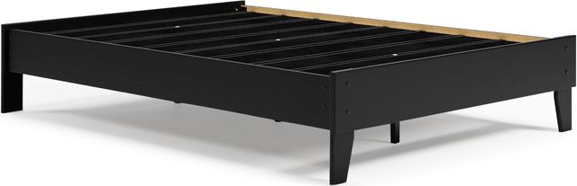 Signature Design by Ashley® Finch 3-Piece Black Full Platform Bed Set-1