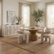 Crestview Tahoe Stained Medium Brown Dining Table-4
