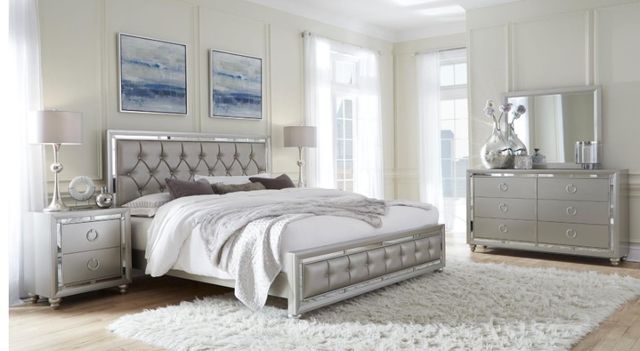 Global Furniture USA Riley 5-Piece Silver Queen Bedroom Set-1