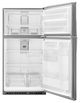 Whirlpool® 33" 21.3 Cu. Ft. Fingerprint Resistant Stainless Steel Top Freezer Refrigerator-1