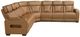 Homelegance® Fairway 3-Piece Brown Power Reclining Sectional with Center Drop-Down Cup Holders-2