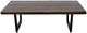 International Furniture Direct Riverwood Brown Cocktail Table with Black Base-3