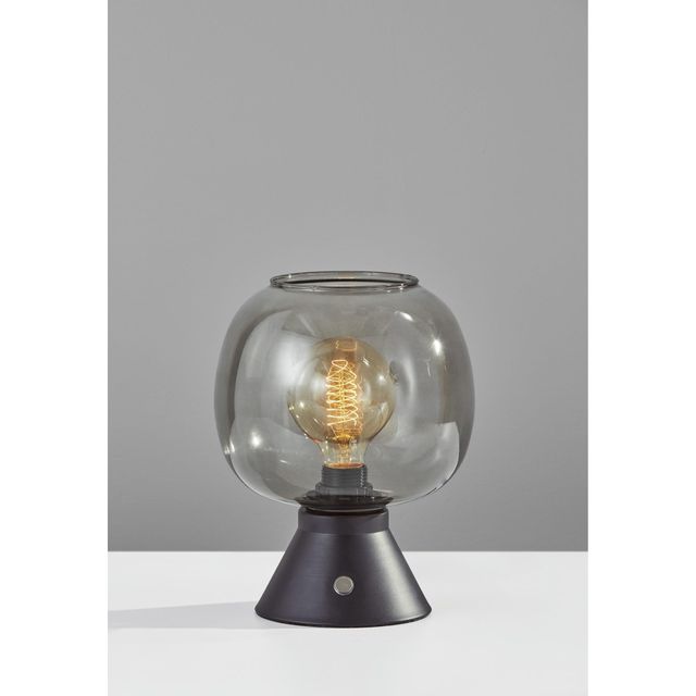 Adesso® Ashton Matte Black Table Lantern-1