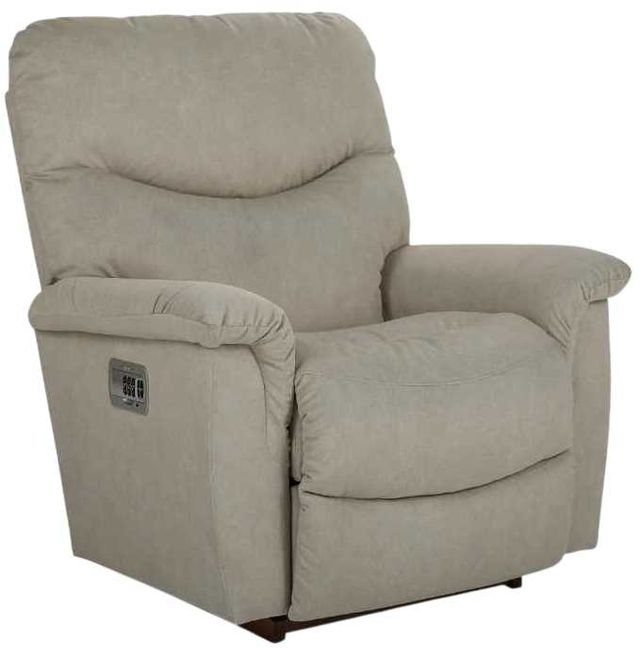 La-Z-Boy® James Oyster Power Rocking Recliner with Headrest and Lumbar-0