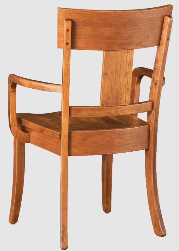Urban Collections by Yutzy Woodworking Trieste Seely Arm Dining Chair-1