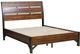 Mazin Furniture Holverson Rustic Brown/Gunmetal Eastern King Bed-1