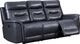 Leather Italia™ Georgetowne Bullard Gray Power Reclining Sofa-0
