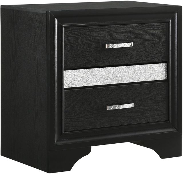 Coaster® Miranda 4-Piece Black Queen Bedroom Set-3