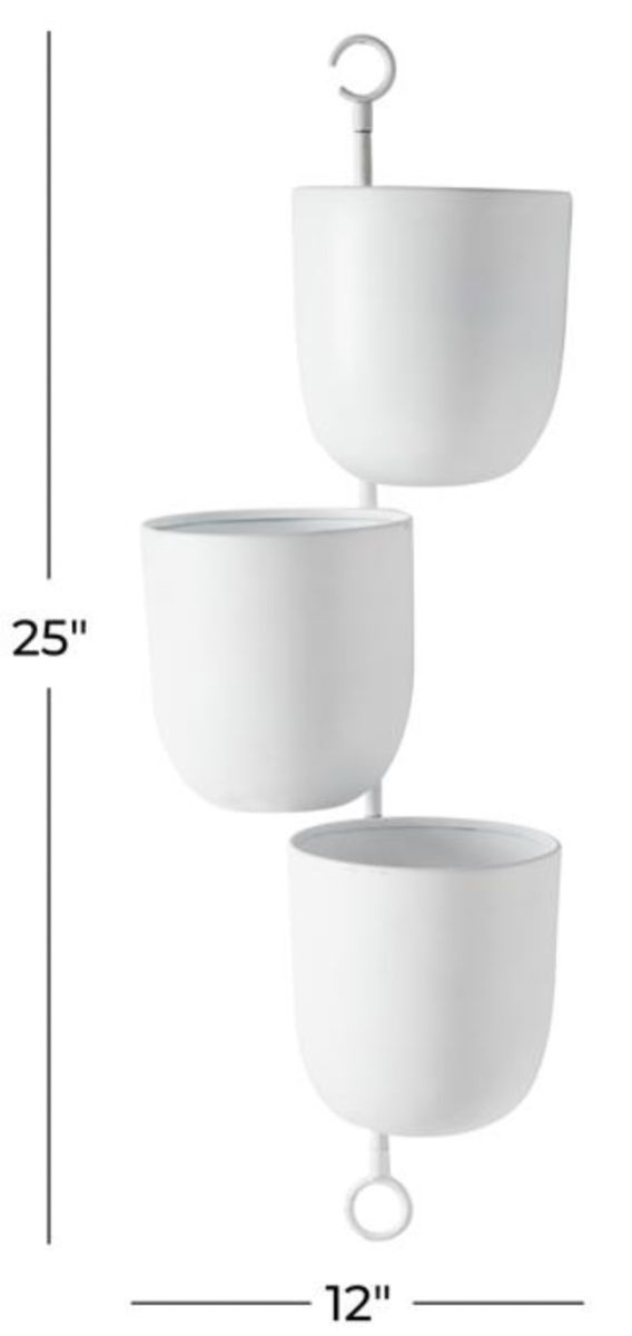 Deco Marche White 25" Planter-2