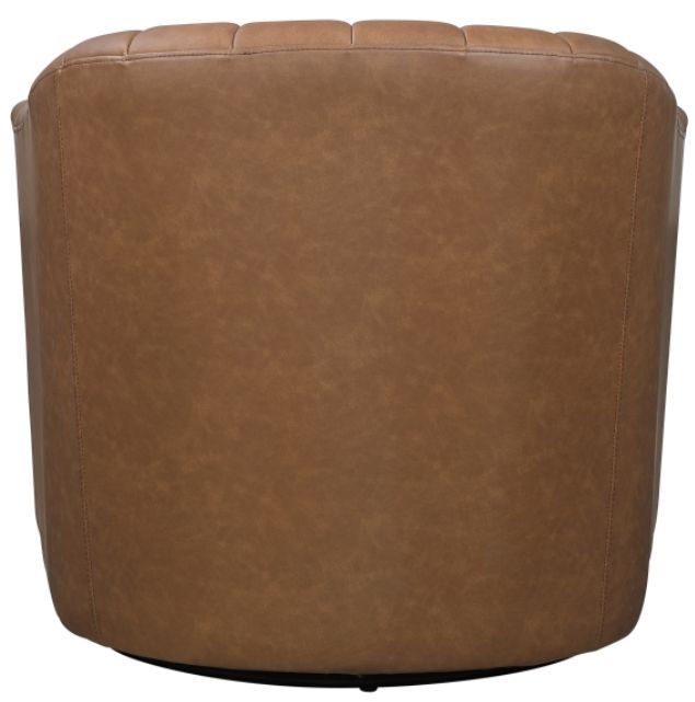 Homelegance® Boulevard Brown Swivel Chair-4