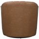 Homelegance® Boulevard Brown Swivel Chair-4