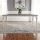 Liberty Furniture Magnolia Manor Weathered Bark Dining Table with Antique White Base-1