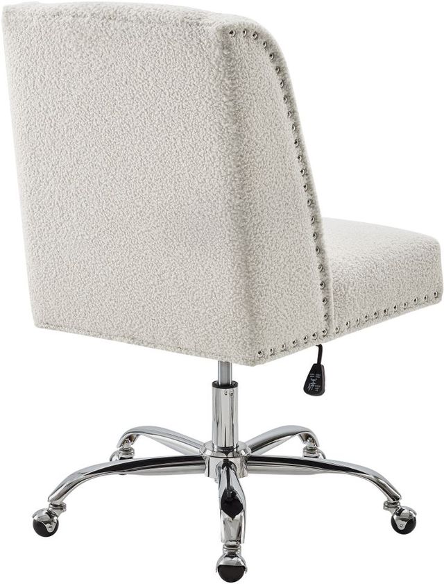 Linon Draper Sherpa Office Chair-3