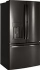 GE Profile™ 36" 22.23 Cu. Ft. Black Stainless Steel Counter Depth French Door Refrigerator-0