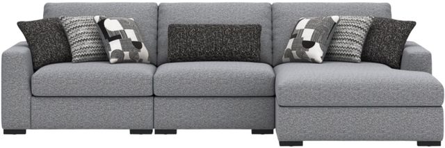 Benchcraft® Bealton 3-Piece Pepper/Salt Right-Arm Facing Sectional and Chaise-1